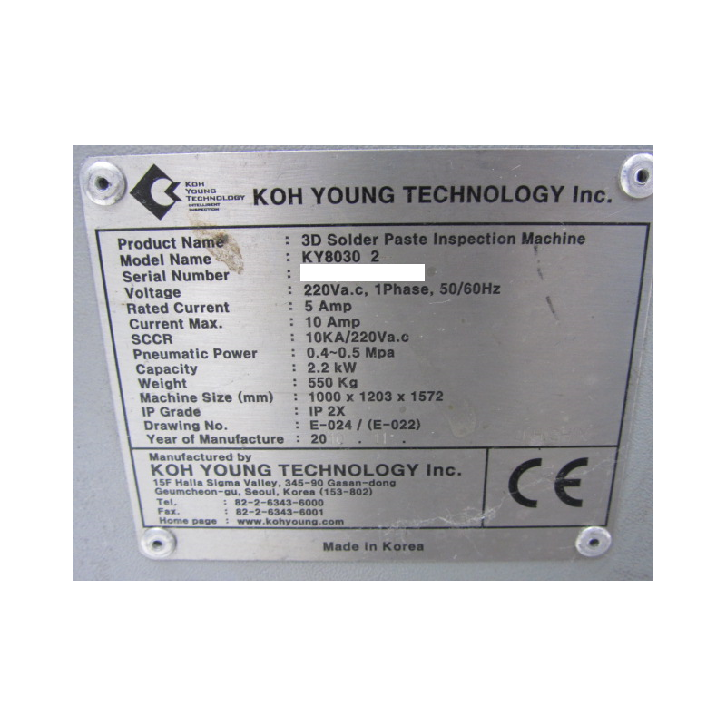 SPI - KOH Young KY 8030-2