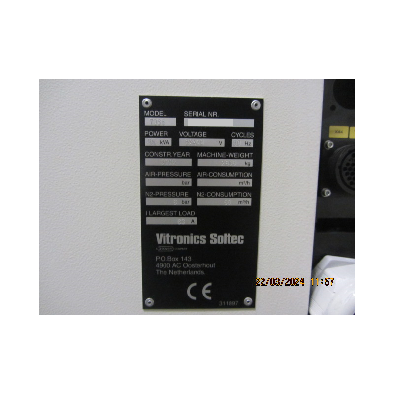 VITRONICS SOLTEC 7038 - 730 - 2006